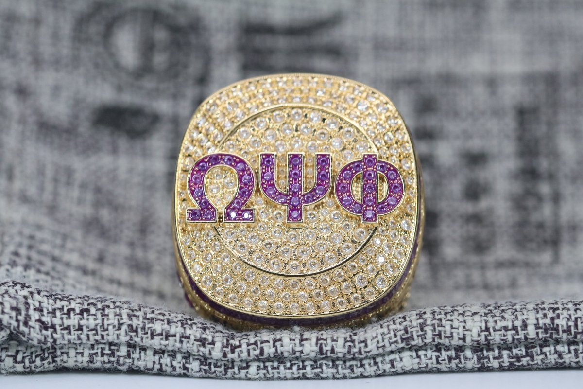 Omega Psi Phi XL Official Ring — Choose Your Plating