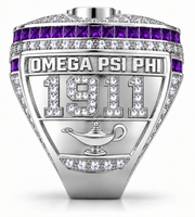 Omega Psi Phi XL Official Ring — Choose Your Plating