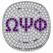 Omega Psi Phi XL Official Ring — Choose Your Plating
