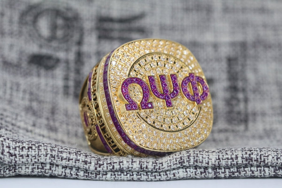 Omega Psi Phi XL Official Ring — Choose Your Plating