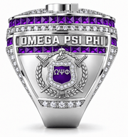 Omega Psi Phi XL Official Ring — Choose Your Plating