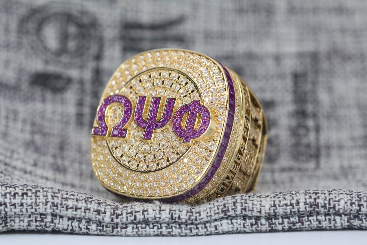 Omega Psi Phi XL Official Ring — Choose Your Plating