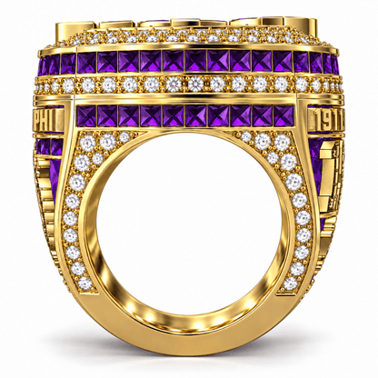 Omega Psi Phi XL Official Ring — Choose Your Plating - fratrings