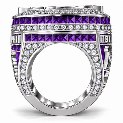 Omega Psi Phi XL Official Ring — Choose Your Plating - fratrings