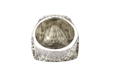 Order Of The Eastern Star Fraternity Ring (OES) - Shine Series, Silver - fratrings