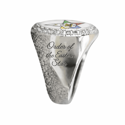 Order Of The Eastern Star Ring (OES) - Flower Series - fratrings