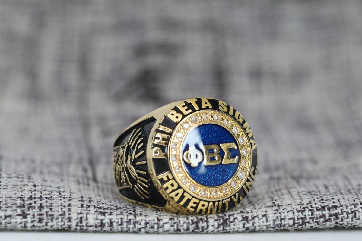 Phi Beta Sigma Fraternity Ring (ΦΒΣ) - Classic Man Series, Gold - fratrings