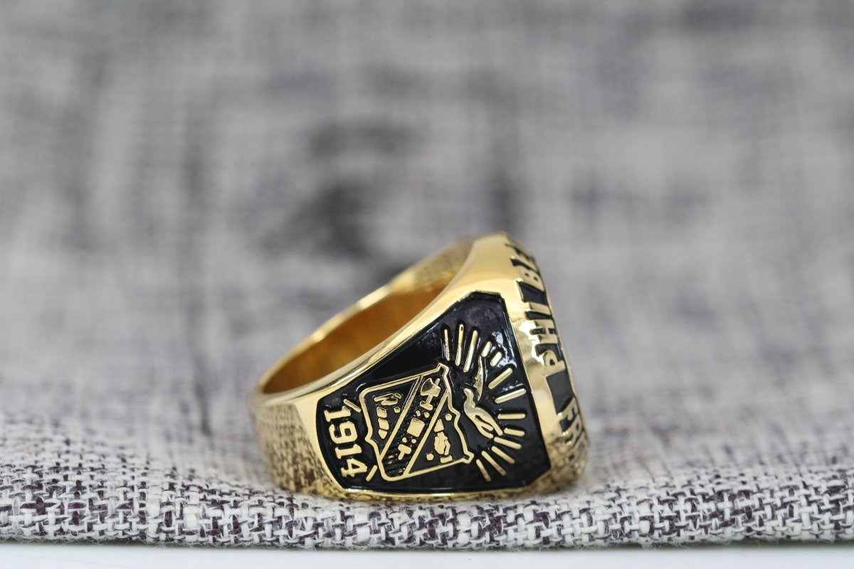 Phi Beta Sigma Fraternity Ring (ΦΒΣ) - Classic Man Series, Gold - fratrings