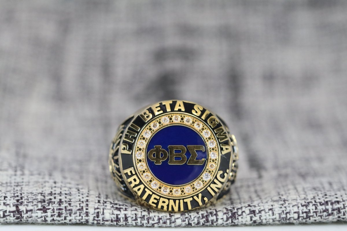 Phi Beta Sigma Fraternity Ring (ΦΒΣ) - Classic Man Series, Gold - fratrings