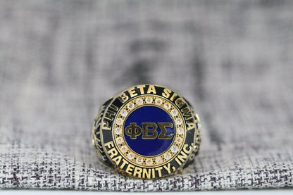 Phi Beta Sigma Fraternity Ring (ΦΒΣ) - Classic Man Series, Gold - fratrings