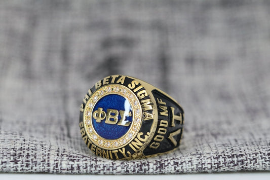 Phi Beta Sigma Fraternity Ring (ΦΒΣ) - Classic Man Series, Gold - fratrings