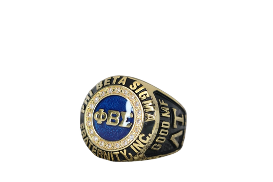 Phi Beta Sigma Fraternity Ring (ΦΒΣ) - Classic Man Series, Gold - fratrings
