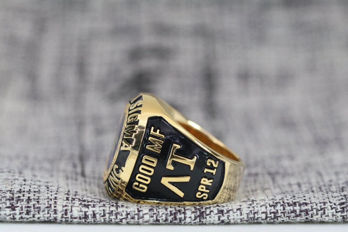 Phi Beta Sigma Fraternity Ring (ΦΒΣ) - Classic Man Series, Gold - fratrings