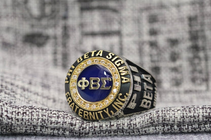 Phi Beta Sigma Fraternity Ring (ΦΒΣ) - Classic Man Series, Yellow Gold Face - fratrings