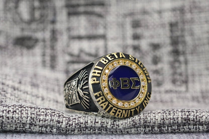 Phi Beta Sigma Fraternity Ring (ΦΒΣ) - Classic Man Series, Yellow Gold Face - fratrings