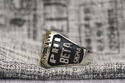 Phi Beta Sigma Fraternity Ring (ΦΒΣ) - Classic Man Series, Yellow Gold Face - fratrings