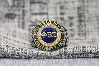 Phi Beta Sigma Fraternity Ring (ΦΒΣ) - Classic Man Series, Yellow Gold Face - fratrings