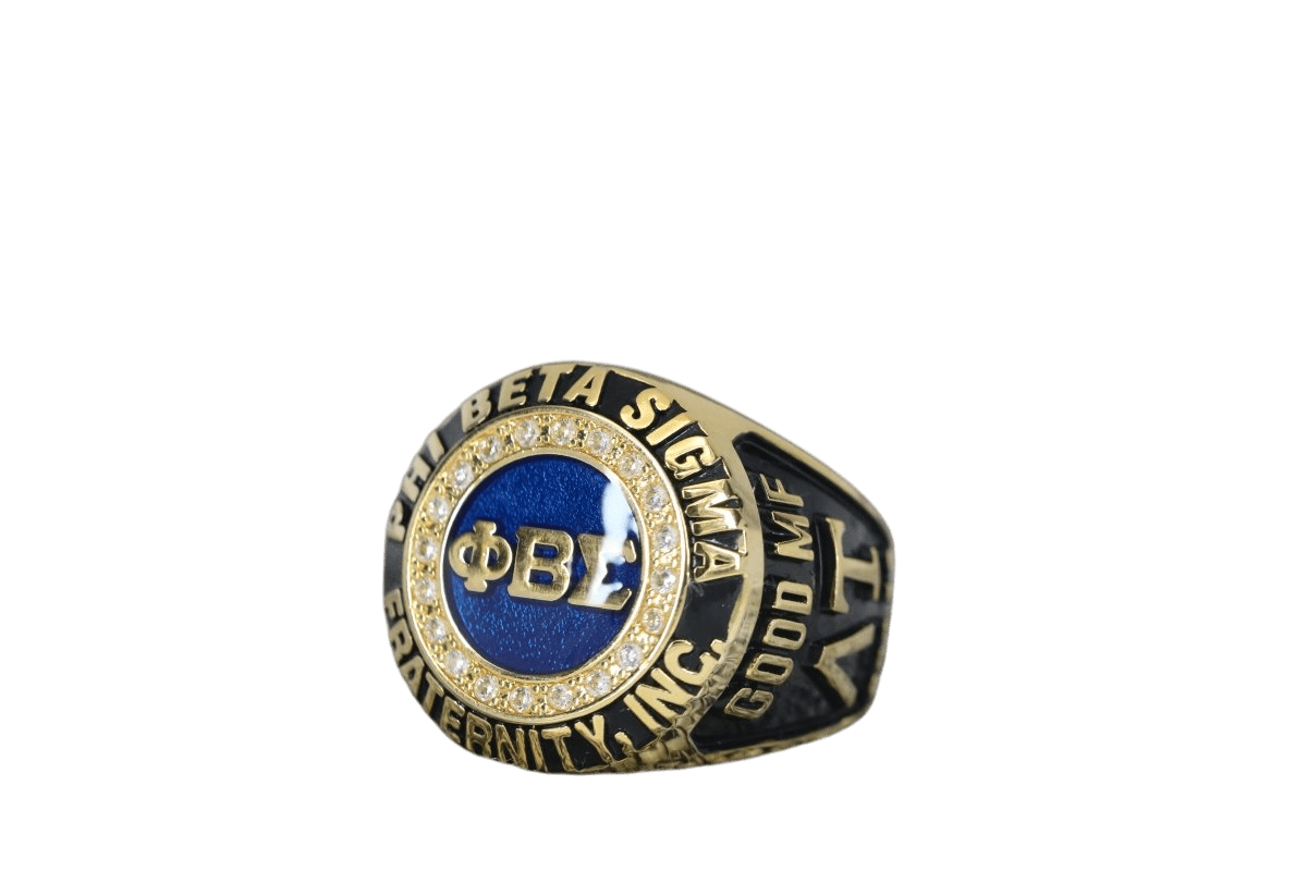 Phi Beta Sigma Fraternity Ring (ΦΒΣ) - SPECIAL EDITION Classic Man Series, Gold - fratrings