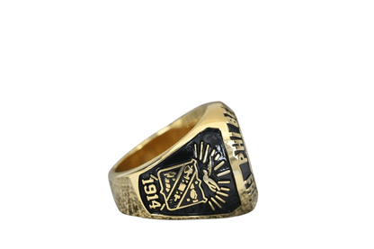 Phi Beta Sigma Fraternity Ring (ΦΒΣ) - SPECIAL EDITION Classic Man Series, Gold - fratrings