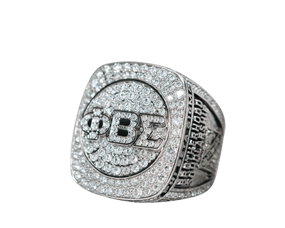 Phi Beta Sigma Official Series Ring, White Stones — ΦΒΣ