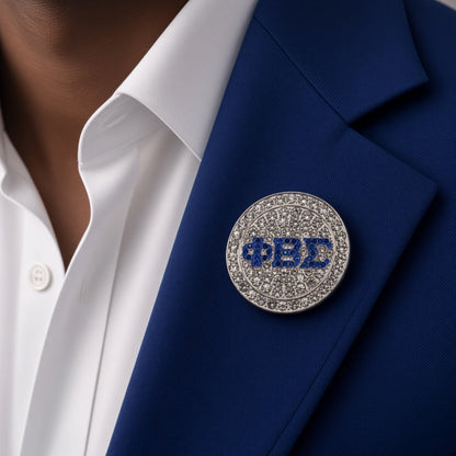 Phi Beta Sigma Lapel Pin - Active Member Pin, Shine Series - fratrings