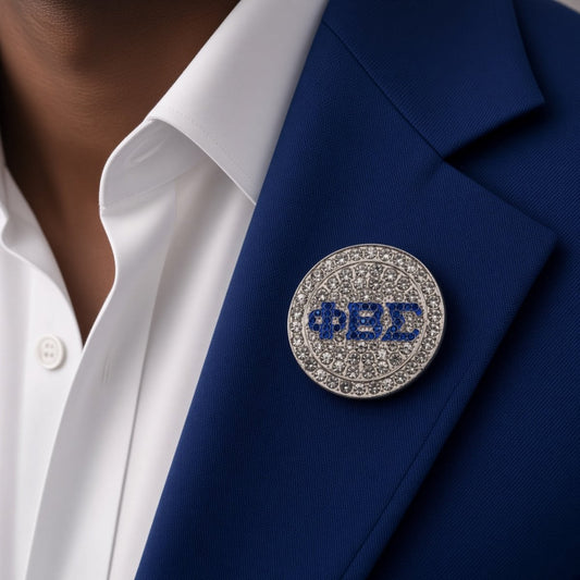 Phi Beta Sigma Lapel Pin - Active Member Pin, Shine Series - fratrings