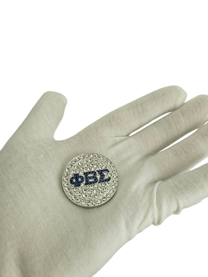 Phi Beta Sigma Lapel Pin (ΦΒΣ) - Active Member Pin, Shine Series - fratrings