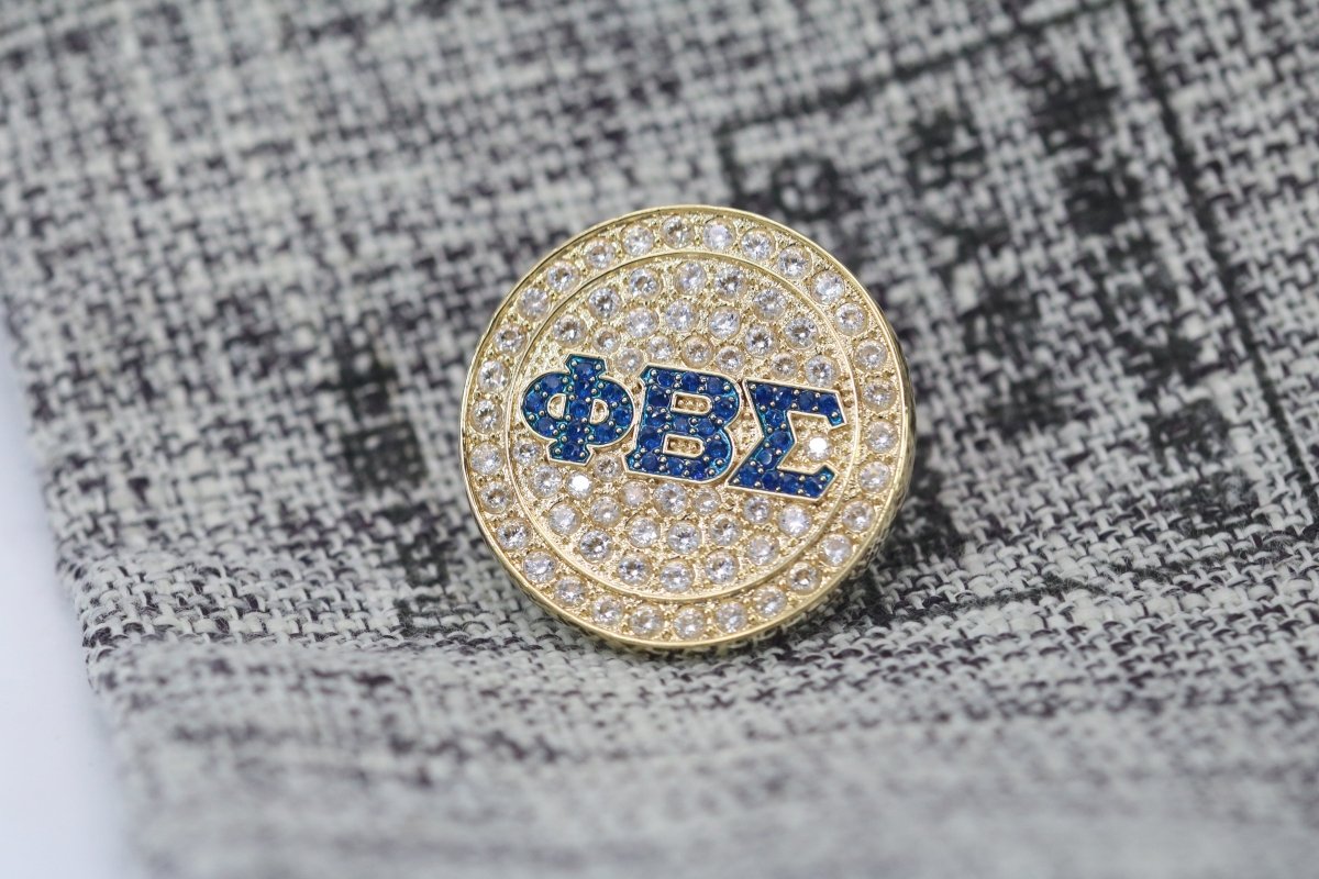 Phi Beta Sigma Lapel Pin (ΦΒΣ) - PREMIUM Alumni Pin, Shine Series - fratrings