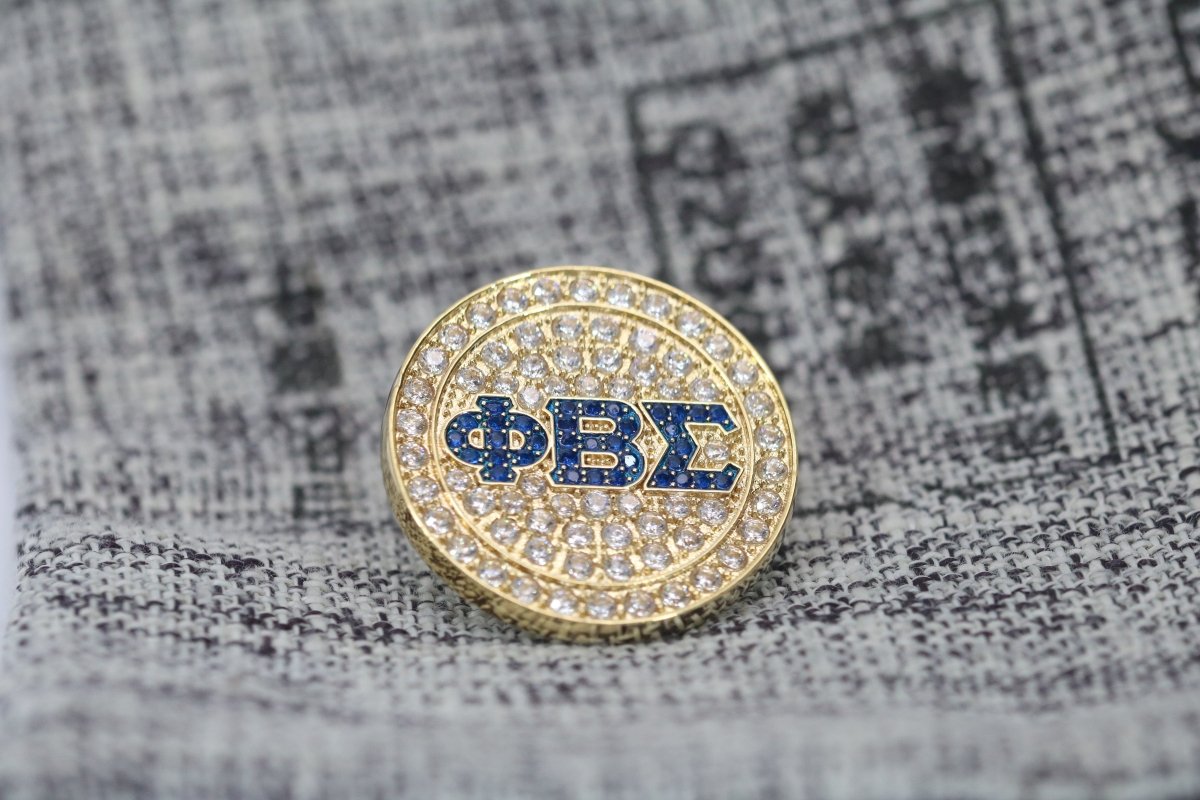 Phi Beta Sigma Lapel Pin (ΦΒΣ) - PREMIUM Alumni Pin, Shine Series - fratrings