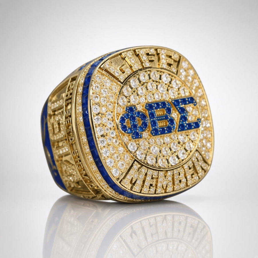 Phi Beta Sigma Life Member Ring, Gold