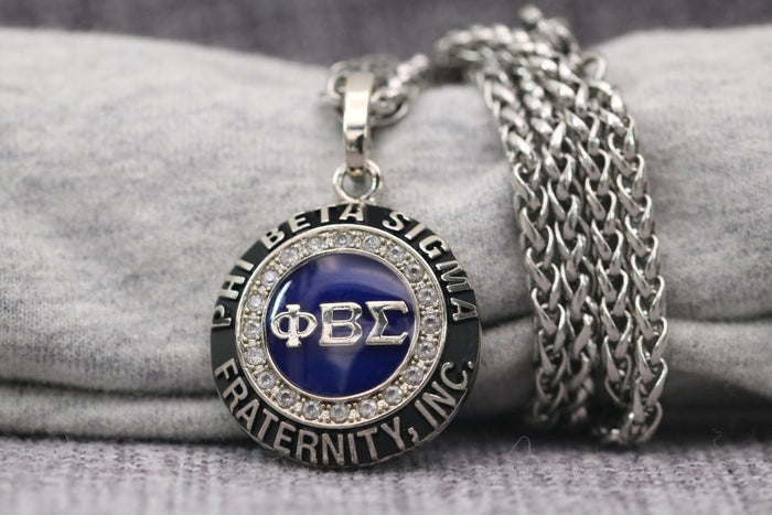 Phi Beta Sigma Pendant Necklace, Silver — ΦΒΣ