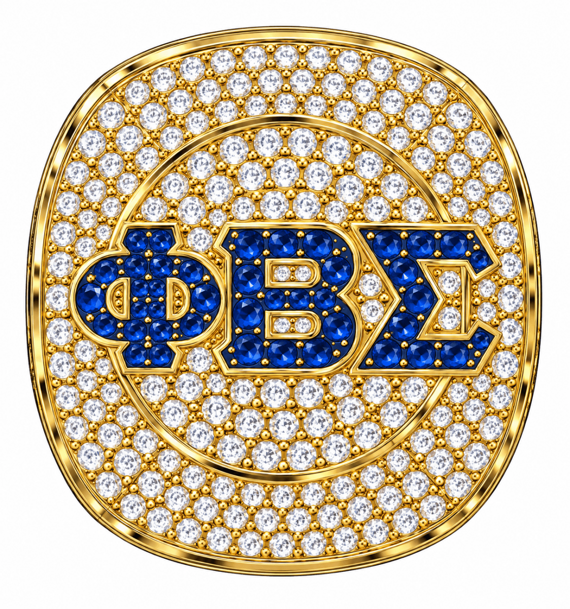 Phi Beta Sigma XL Official Ring — Choose Your Plating - fratrings