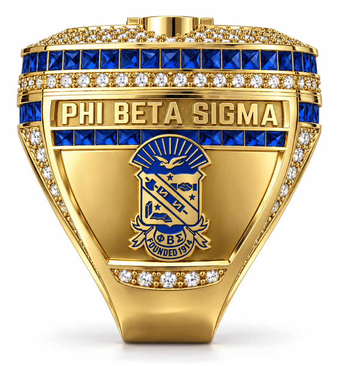 Phi Beta Sigma XL Official Ring — Choose Your Plating - fratrings