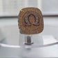 Omega Psi Phi Fraternity Ring (ΩΨΦ) - Shine Series, Yellow Gold Face