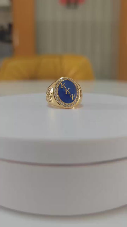 Kappa Kappa Psi Fraternity Ring (KKΨ) - Flower Series