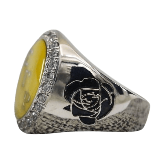 Sigma Gamma Rho Sorority Ring (ΣΓΡ) - Flower Series, Silver - fratrings