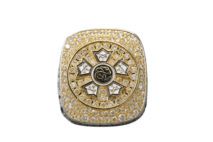 Sigma Nu Fraternity Ring (ΣΝ) - Shine Series, Dual Finish - fratrings