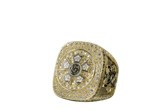 Sigma Nu Fraternity Ring (ΣΝ) - SPECIAL EDITION Shine Series, Gold - fratrings