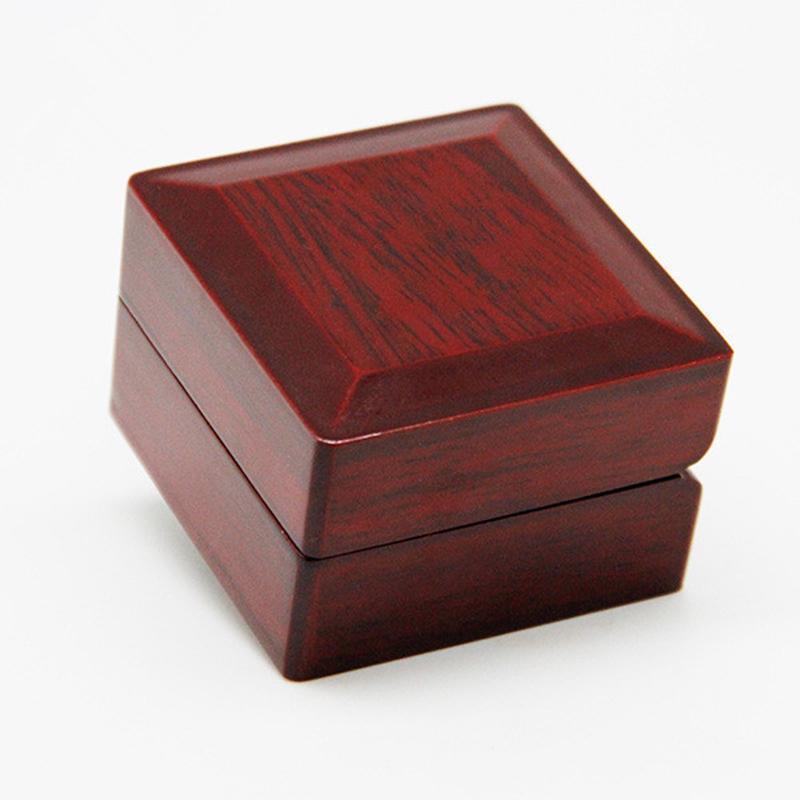 Solid Wooden Display Box (1 ring) - fratrings