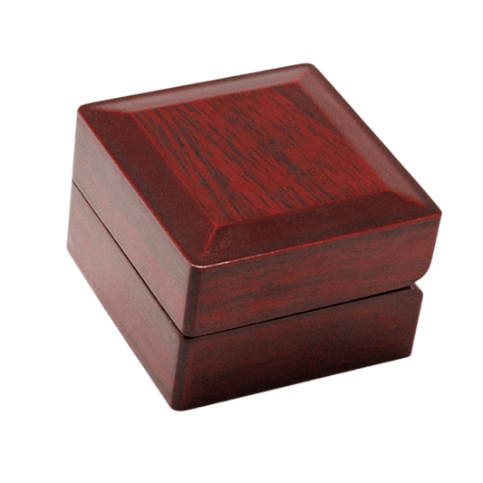 Solid Wooden Display Box (1 ring) - fratrings