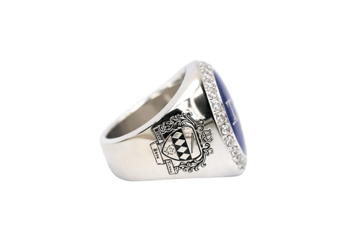Tau Beta Sigma Sorority Ring (TBΣ) - Flower Series, Silver - fratrings