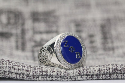 Zeta Phi Beta Alumni Ring — Choose Your Finish - fratrings