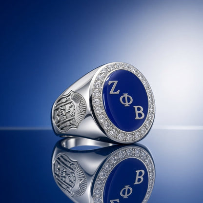 Zeta Phi Beta Alumni Ring — Choose Your Finish - fratrings