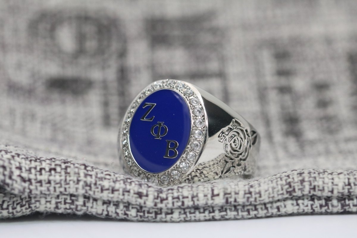 Zeta Phi Beta Alumni Ring — Choose Your Finish - fratrings