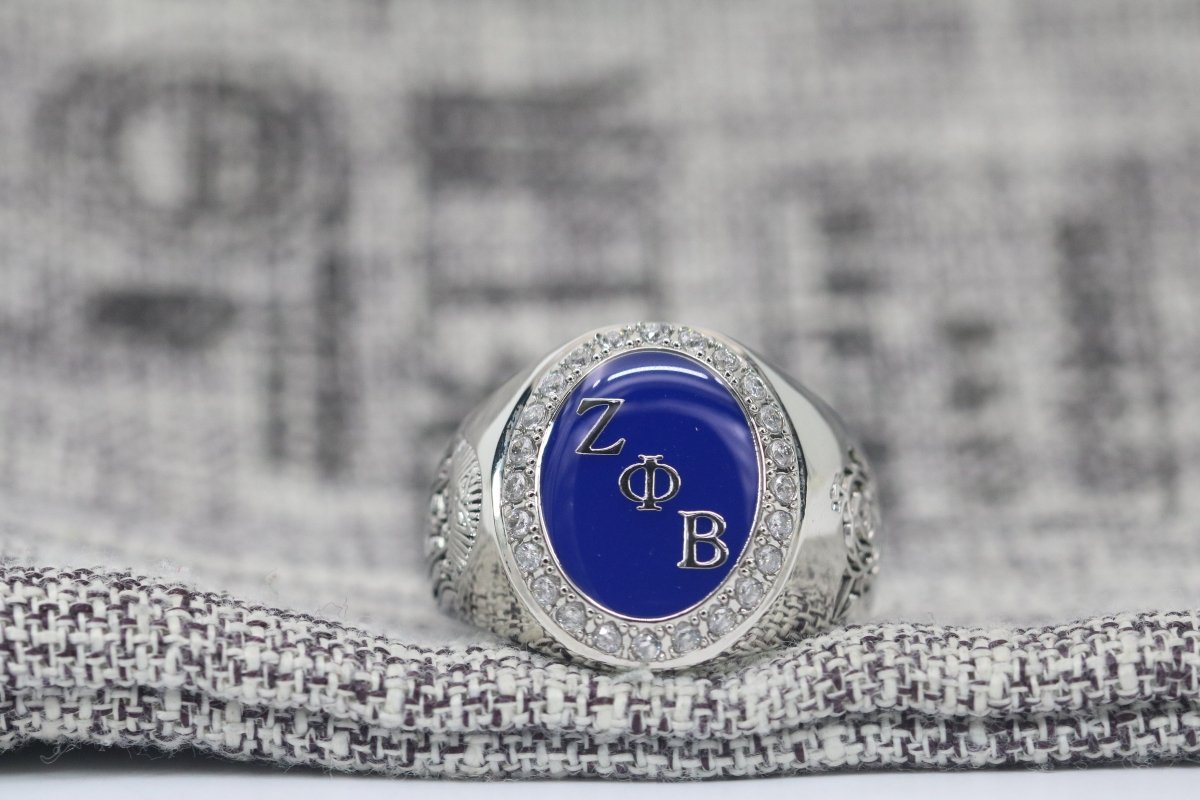 Zeta Phi Beta Alumni Ring — Choose Your Finish - fratrings