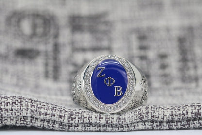 Zeta Phi Beta Alumni Ring — Choose Your Finish - fratrings