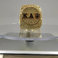 Kappa Alpha Psi Fraternity Ring (ΚΑΨ) - Shine Series, Yellow Gold