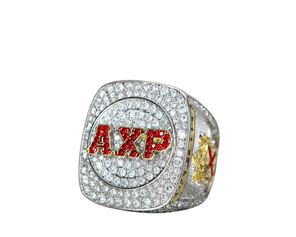 Alpha Chi Rho CROWS Fraternity Ring (ΑΧΡ) - Shine Series - fratrings