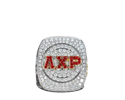 Alpha Chi Rho CROWS Fraternity Ring (ΑΧΡ) - Shine Series - fratrings