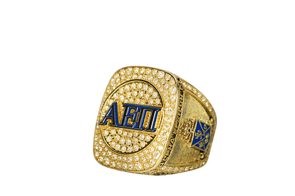 Alpha Epsilon Pi Fraternity Ring (AEPi) - Shine Series, Gold - fratrings
